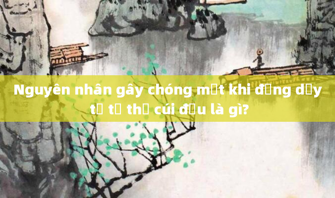 Nguyên nhân gây chóng mặt khi đứng dậy từ tư thế cúi đầu là gì?