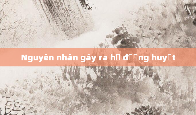 Nguyên nhân gây ra hạ đường huyết