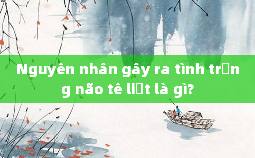 Nguyên nhân gây ra tình trạng não tê liệt là gì?