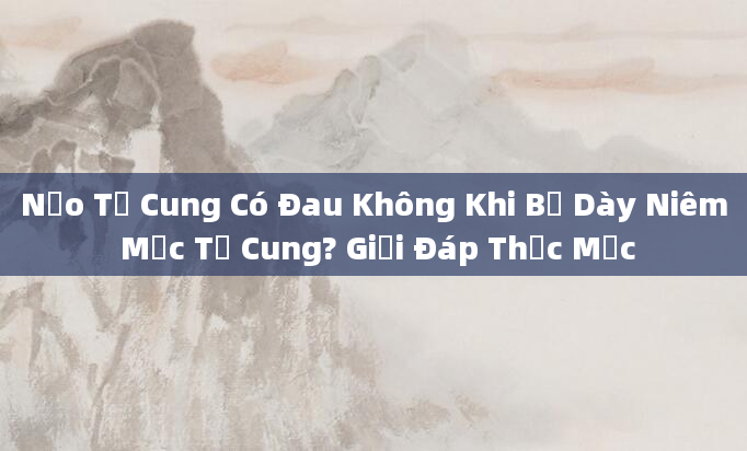 Nạo Tử Cung Có Đau Không Khi Bị Dày Niêm Mạc Tử Cung? Giải Đáp Thắc Mắc