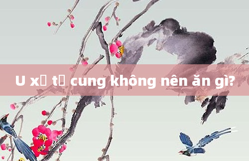 U xơ tử cung không nên ăn gì?