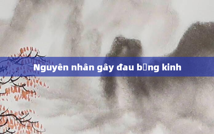 Nguyên nhân gây đau bụng kinh