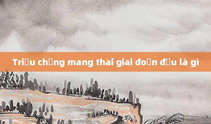 Triệu chứng mang thai giai đoạn đầu là gì