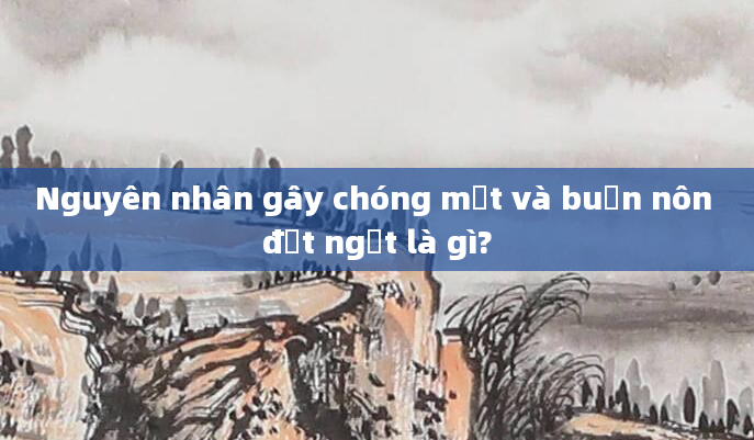 Nguyên nhân gây chóng mặt và buồn nôn đột ngột là gì?