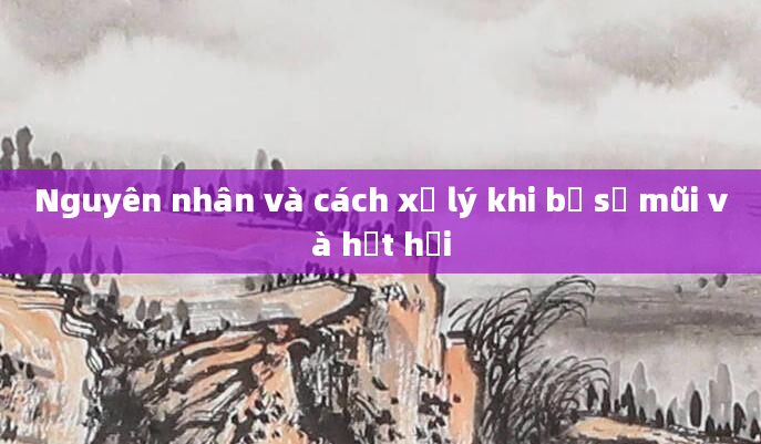 Nguyên nhân và cách xử lý khi bị sổ mũi và hắt hơi