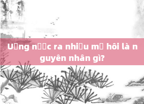 Uống nước ra nhiều mồ hôi là nguyên nhân gì?