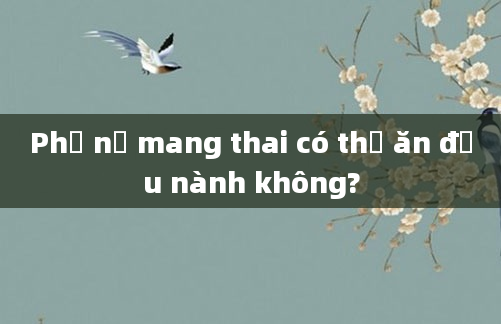 Phụ nữ mang thai có thể ăn đậu nành không?