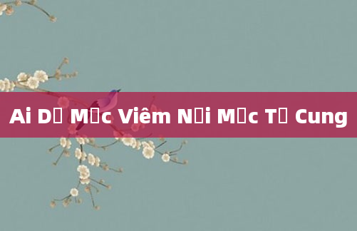 Ai Dễ Mắc Viêm Nội Mạc Tử Cung