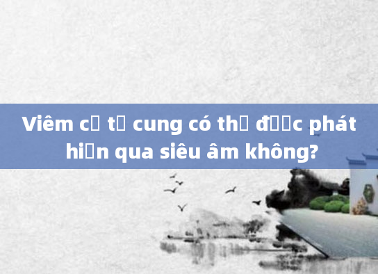 Viêm cổ tử cung có thể được phát hiện qua siêu âm không?