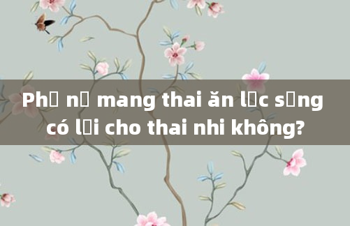 Phụ nữ mang thai ăn lạc sống có lợi cho thai nhi không?