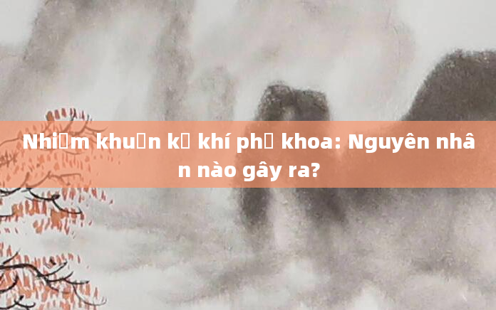 Nhiễm khuẩn kỵ khí phụ khoa: Nguyên nhân nào gây ra?