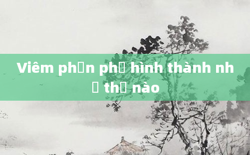Viêm phần phụ hình thành như thế nào