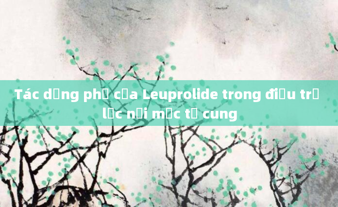 Tác dụng phụ của Leuprolide trong điều trị lạc nội mạc tử cung