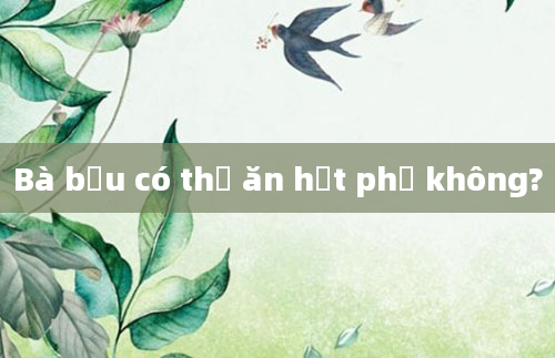 Bà bầu có thể ăn hạt phỉ không?